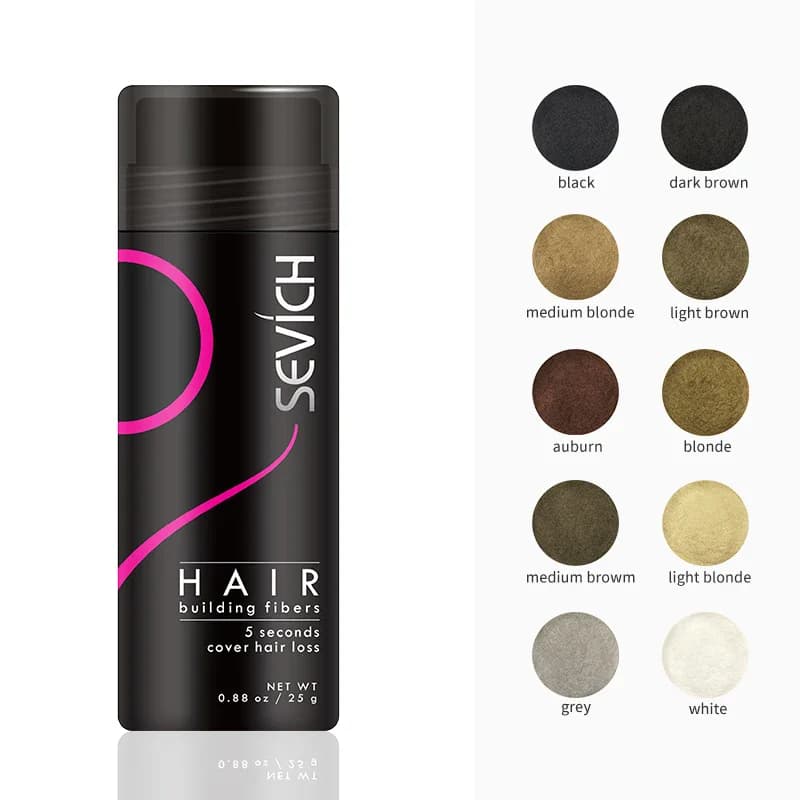SilkSoul Sevich 10 Colors Hair Fibers Keratin 25g - Image 1