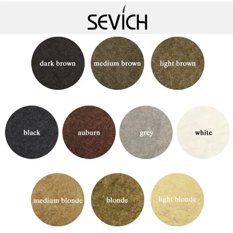 SilkSoul Sevich 10 Colors Hair Fibers Keratin 25g thumbnail 4